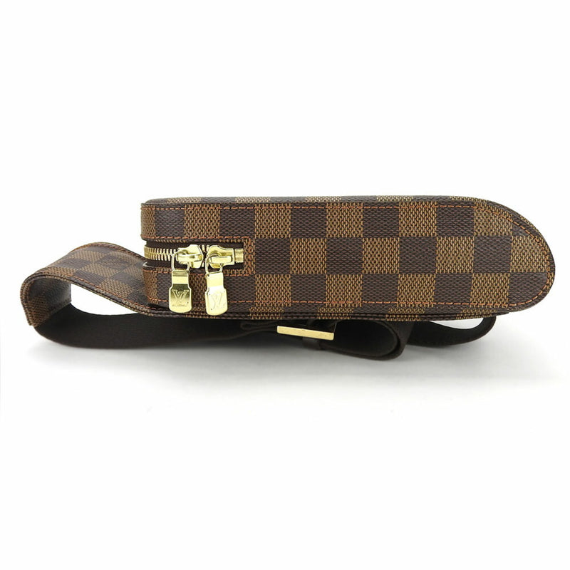 Louis Vuitton Body Bag Geronimos N51994 Damier Canvas Coated Ebene Brown Women's Men's LOUIS VUITTON