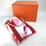 Hermes Beach bag bag rope handle Tote Bag Pink x Red Based