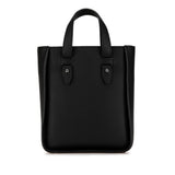 Christian Dior Dior Saddle Tote Bag Shoulder Black Calf Leather Women's