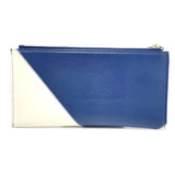 Chanel CC Mark Wallet Card Case Blue x White x Red