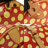 Louis Vuitton Hand Bag Papillon 30 Dot Infinity M91425 Rouge Monogram Vernis Yayoi Kusama Women's LOUIS VUITTON YAYOI KUSAMA