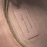 CHRISTIAN DIOR M0505ONGE_M50P Lady CHRISTIAN DIOR Cannage Chain Shoulder Bag Crossbody Bag Hand Bag Pink BeigeBased