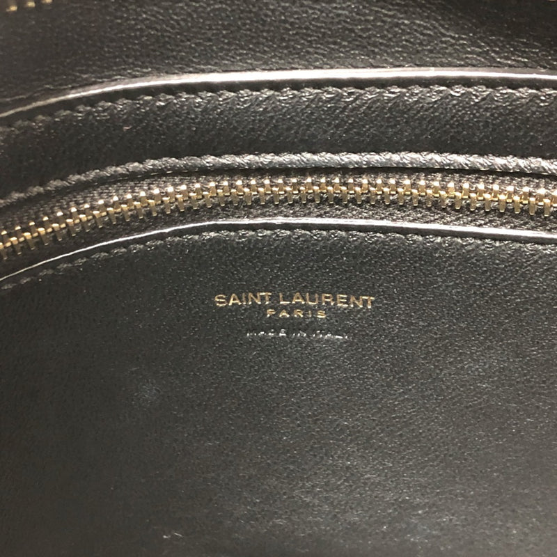 Saint Laurent Paris YSL Tote Bag Shoulder Bag Black GoldHardware