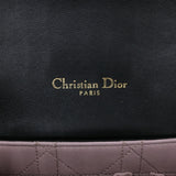 Christian Dior New Rock Tweed Chain Shoulder Bag Black White Beige