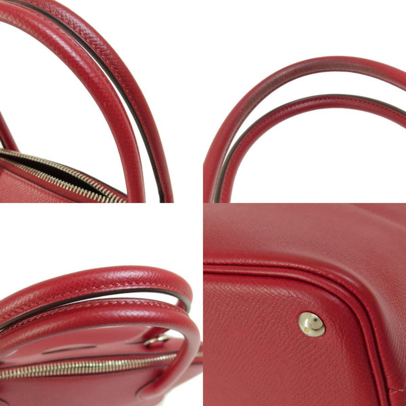 Hermes Bolide 27 Rouge Grenat Handbag Epson Women's