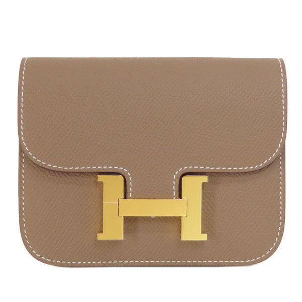 Hermes Constance Etoupe Coin Case Epson Women's HERMES