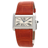 Cartier W6300255 Tank Divan Watch Stainless Steel Leather Women's CARTIER