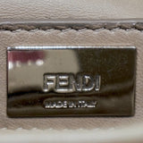 FENDI Peekaboo Small 8BN244 Shoulder Bag Beige Dove Gray Leather D22 Women's Men's Bags