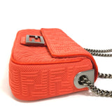 Fendi 8BR793 Double Chain bag Crossbody bag Shoulder Bag Red