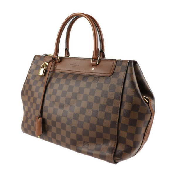 LOUIS VUITTON Louis Vuitton Greenwich Handbag N41337 Damier Canvas Brown 2way Shoulder Bag