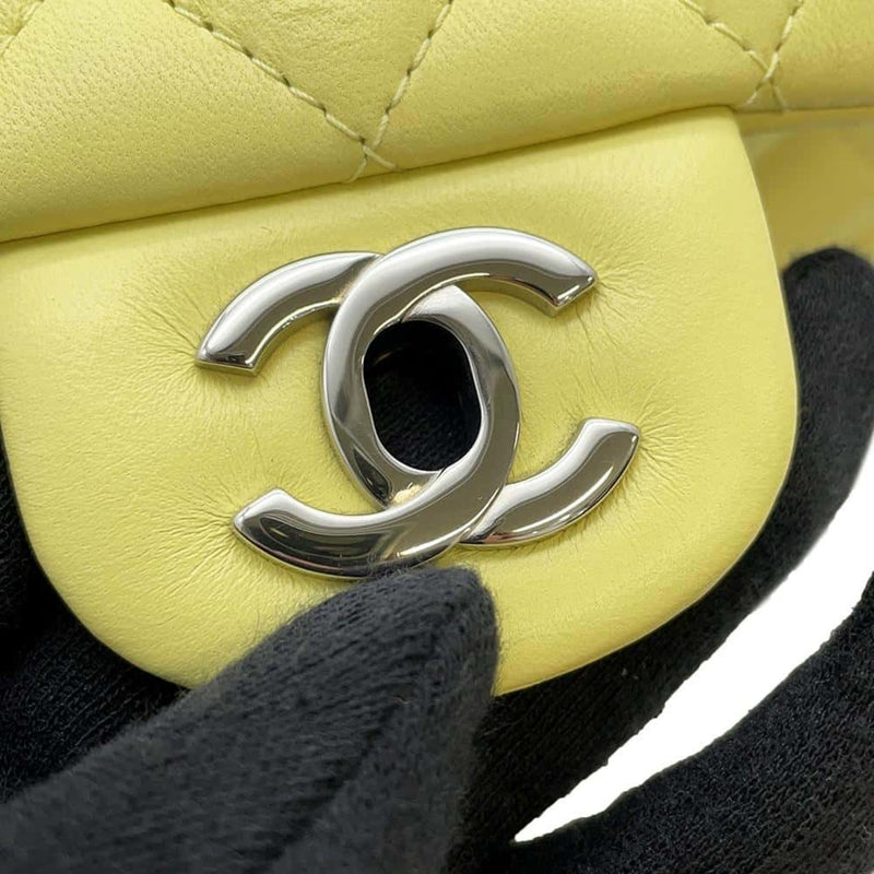 Chanel Chain Shoulder Bag Matelasse Coco Mark Lambskin CHANEL