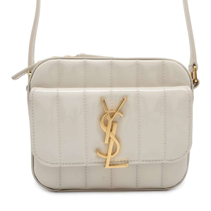 Saint Laurent Shoulder Bag Vicky Patent 554075 SAINT LAURENT PARIS