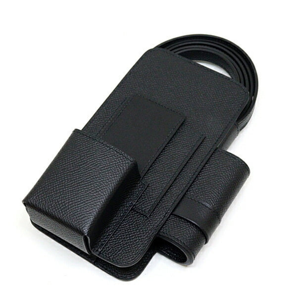 Hermes HERMES Hermesway Phone Case Black Lipstick Earphone W Engraved