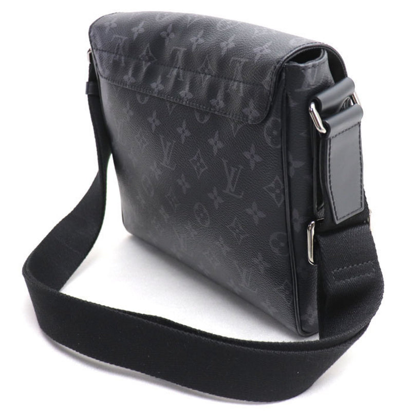 LOUIS VUITTON Louis Vuitton District PM Shoulder Bag Monogram Eclipse Black M44000 Men's