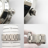 Cartier Pasha C Meridian Wristwatch Stainless Steel Men's Women's Silver W31029M7