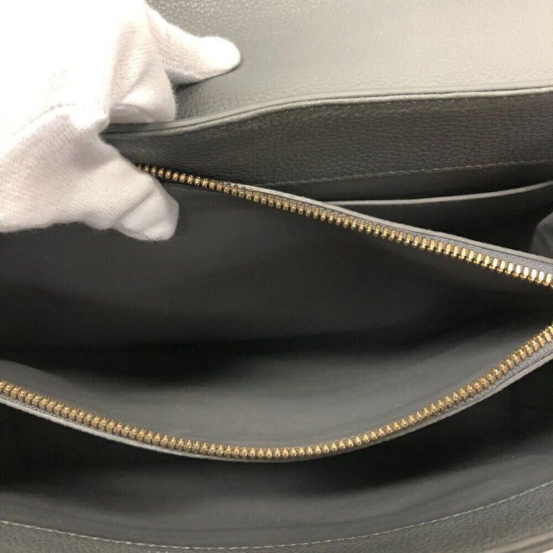 CELINE 16 Seize Medium Handbag Grey Women's