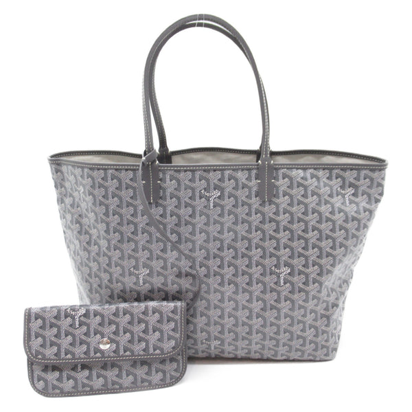 GOYARD Saint Louis PM Bag Canvas Coated Women's Grey