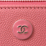 Chanel Wallet CHANEL Long Wallet/Round Rose CC Mark/Coco Button