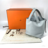 Hermes Bag Tote Bag Hand Bag Blue Pale blue