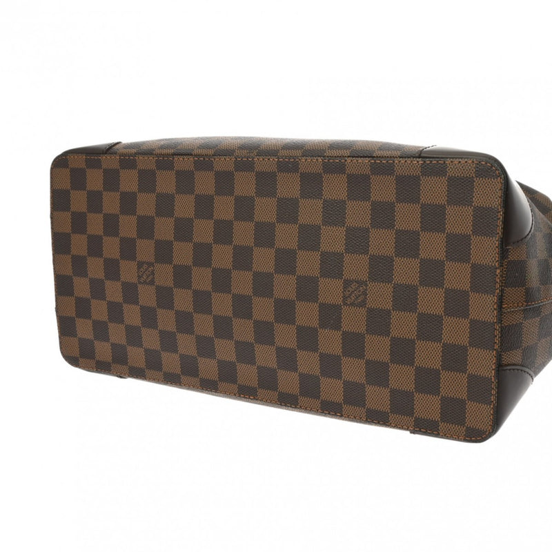 LOUIS VUITTON Damier Hampstead MM Brown N51204 Women's Canvas Handbag