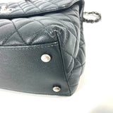 Chanel A92991 top handle chain 2WAY Shoulder Bag Crossbody bag Hand Bag Black SilverHardware