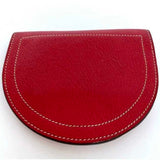 Hermes Bi-fold Wallet Compact Rouge Piment Red In The Loop f-20319 Leather Chevre Mysore HERMES Folding Charm Ladies