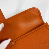 Hermes Bag H logo Cluch Bag Clutch bag Orange