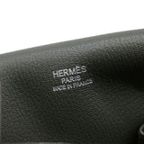 HERMES Hermes Gypsiere 34 Shoulder Bag Taurillon Clemence Olive Green