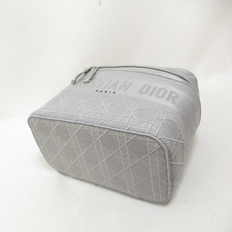 Dior Vanity bag Gray canvas