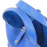 Hermes Picotin Lock PM bag 18 Hand Bag Blue france GoldHardware