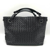 Bottega Veneta Tote Bag Garda Black Hand Intrecciato Women's Leather BOTTEGAVENETA