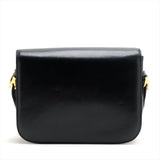 Celine Carriage hardware leather shoulder bag tote hand black women's