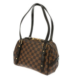 LOUIS VUITTON Damier Rivington PM Brown N41157 Women's Canvas Handbag