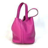 Hermes Bag Tote Bag Hand Bag Magnolia x SilverHardware pink