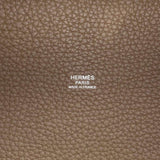 Hermes handbag Picotin Lock PM Etoupe Taurillon Clemence Z stamp