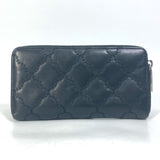 Chanel CC Mark CC Zip Around Long Wallet Black