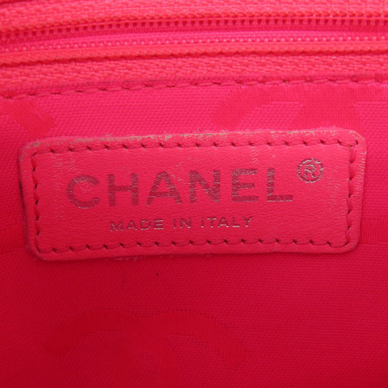 CHANEL Cambon Line Handbag Calf Leather Women's