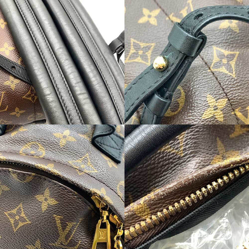 Louis Vuitton Bag Palm Springs Backpack PM Brown x Black Rucksack Women's Men's Monogram Reverse PVC Leather M43116 LOUISVUITTON