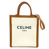 CELINE 192082BNZ.02NT Vertical Cabas Bag 2WAY Tote Bag Shoulder Bag Natural x tongue