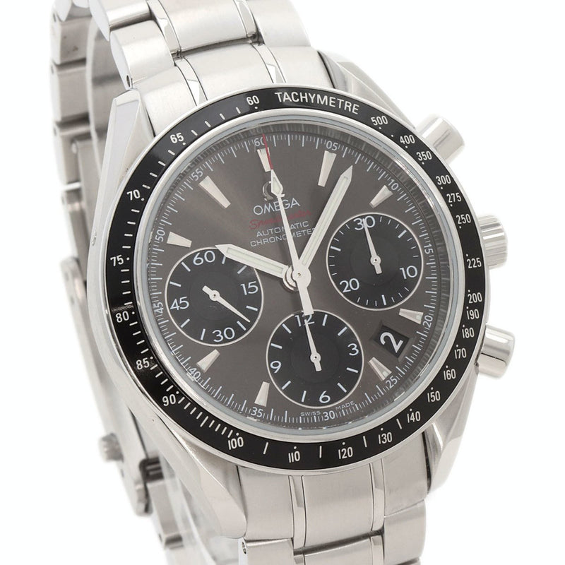 OMEGA 323.30.40.40.06.001 Speedmaster Date Watch Stainless Steel SS Men's