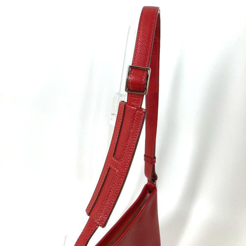 Hermes Shoulder one shoulder bag Hand Bag Shoulder Bag Rouge Viff Red