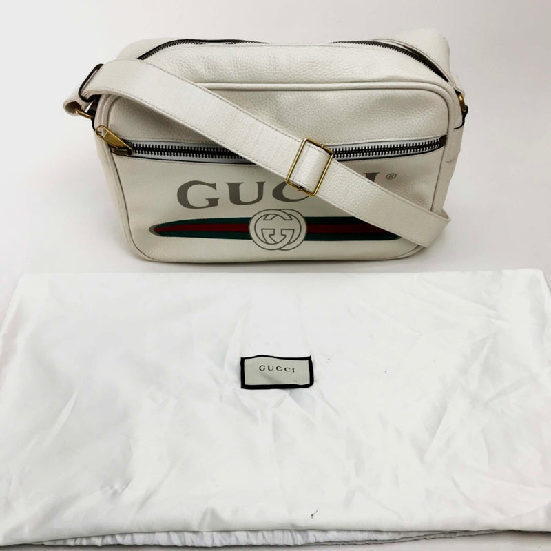 Gucci 523589 bag messenger bag Shoulder Bag White