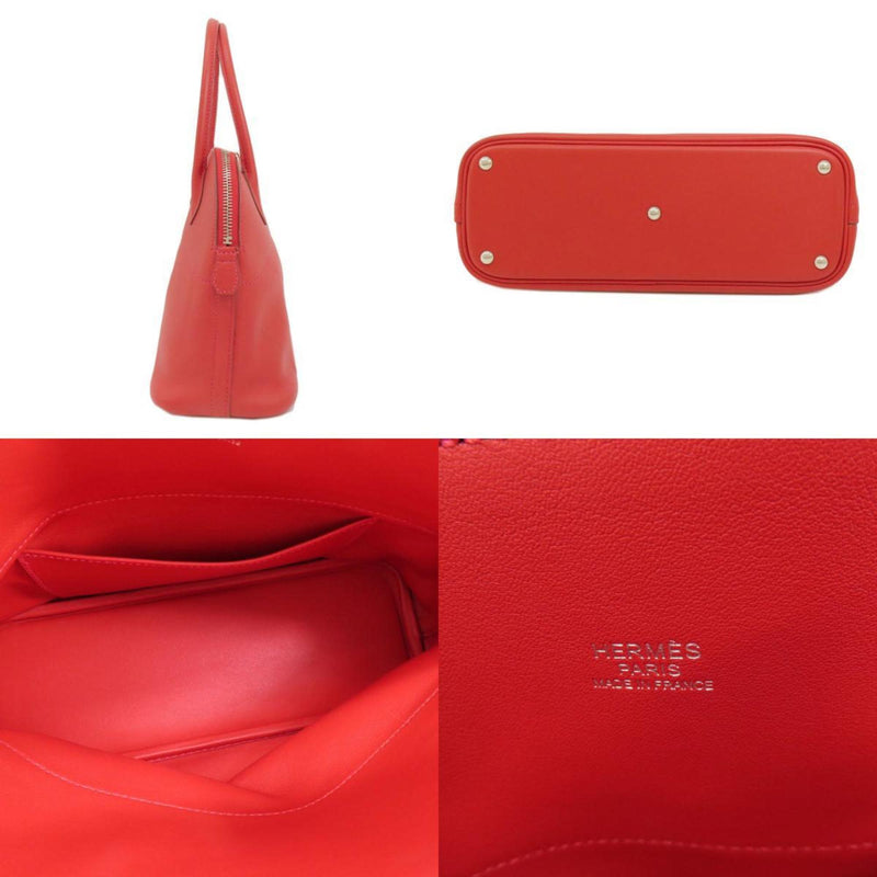 Hermes Bolide 27 Red Handbag Swift Women's HERMES