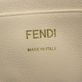 Fendi FENDI Baguette Small Logo FF Pattern 2WAY Bag Chain Shoulder Lamb Leather 8BS017