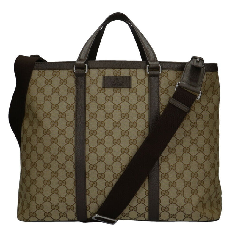 Gucci GUCCI GG campus shoulder bag canvas brown ladies