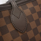 LOUIS VUITTON Damier Neverfull PM Brown N51109 Women's Canvas Handbag