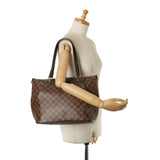 Louis Vuitton Damier Westminster GM Tote Bag Shoulder N41103 Brown PVC Leather Women's LOUIS VUITTON