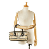 Chanel Central Station Train Motif Handbag Boston Bag Beige Multicolor PVC Leather Women's CHANEL