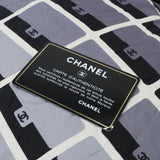 CHANEL Chanel Matelasse Coco Mark Eco Bag Tote Chain Shoulder Cotton Jersey Nylon Leather Black AP2095