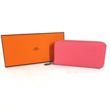 Hermes Long wallet Zip Around Long Wallet pink